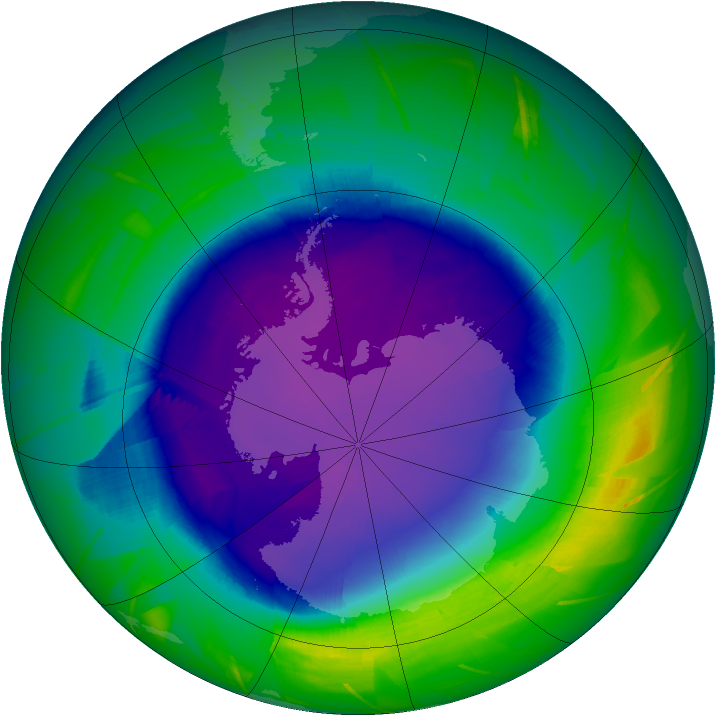 Ozone Map 2009-09-30